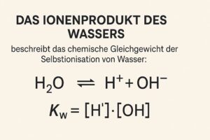 Mehr über den Artikel erfahren Ionenprodukt des Wassers