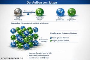 Mehr über den Artikel erfahren Wie sind Salze chemisch aufgebaut?
